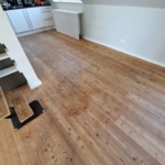 Dielenparkett in München Schwabing vor der Reinigung durch die Firma Bodenfein